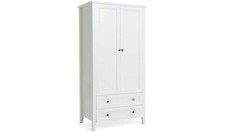 Habitat Kingham 2 Door 2 Drawer Wardrobe Ivory Elegant and Spacious Storage