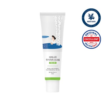 ROUND LAB Physical Sunscreen Moisturizing Birch Juice Best Korean Sunscreen