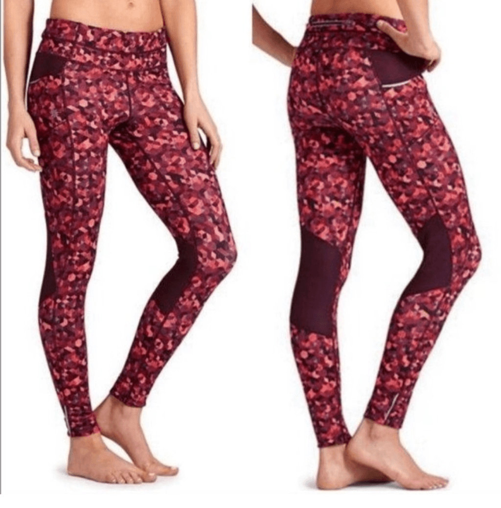 Athleta Triangular Be Free Pattern Leggings XS - image 1