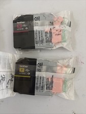 New Genuine Brother LC101Y  LC101M Ink CartridgeMFC No Box Sealed