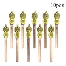  10PCS Stem HVAC AC Schrader System Vacuum 1/4" SAE1/4" OD2.75" AC 