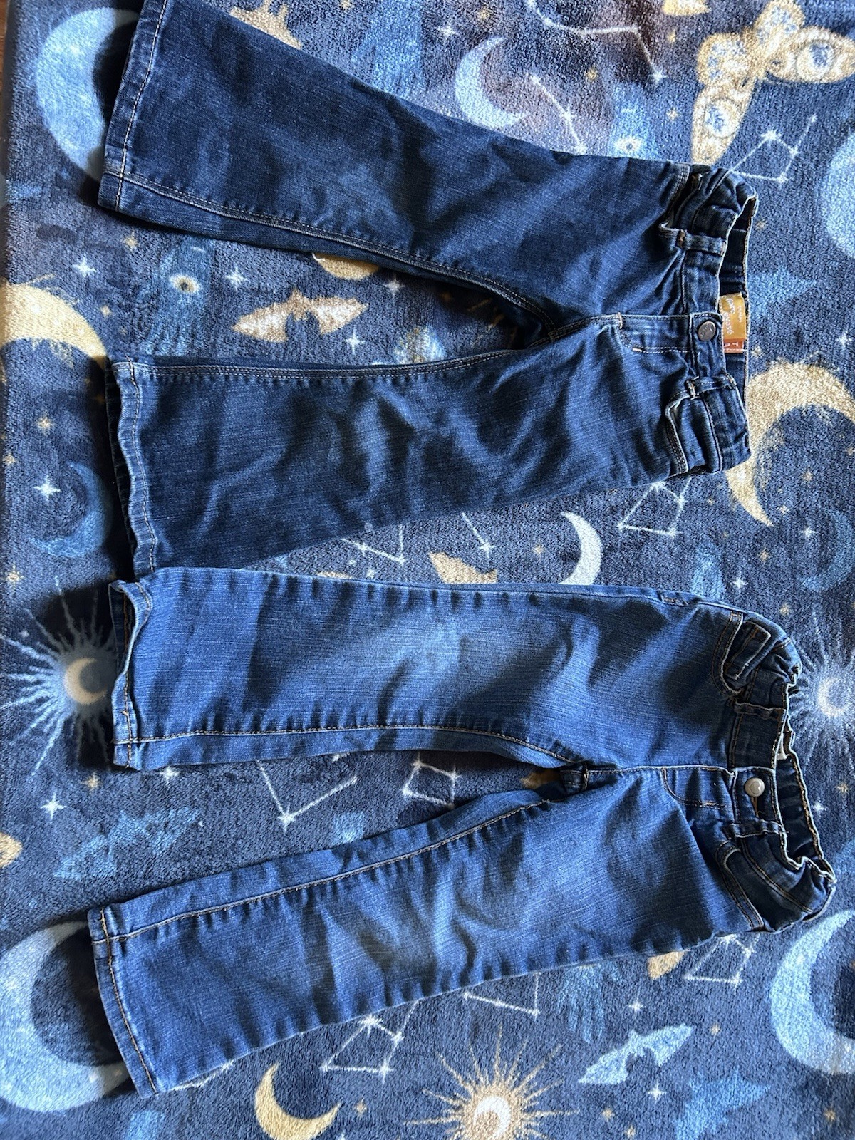 Blue Adjustable Waist