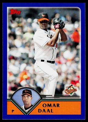 2003 Topps Traded & Rookies Omar Daal #T18 Baltimore Orioles