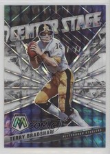 2021 Panini Mosaic Center Stage White Prizm 17/25 Terry Bradshaw #CS27 HOF 12mg