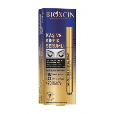 Bioxcin Augenbrauen- und Wimpernserum | Fördern Sie Haarwachstum & -dicke | Pflegend