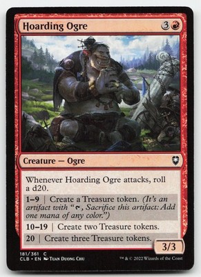 Hoarding Ogre #181 (NM) Baldur's Gate CLB Magic MTG