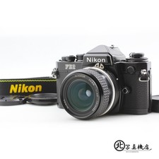 Honeycomb Nikon FE2 Black 35mm Film Camera Ai-s 28mm f/3.5 Lens From JAPAN