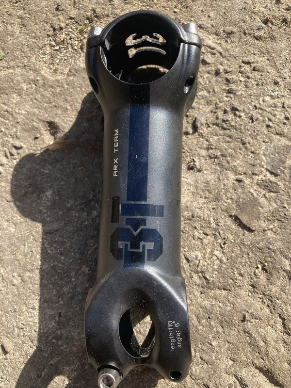 3T ARX Team Road Bicycle Stem 1 1/8, 110mm, 6-Degree, 31.8mm, Stealth Black