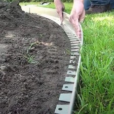 5m Galvanised Steel Metal Lawn Path Edging Garden Border Flexible Strip 5/10cm