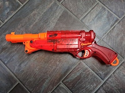 Nerf N-Strike Sonic Series Barrel Break IX-2 Red Blaster Guter Zustand Funktioniert