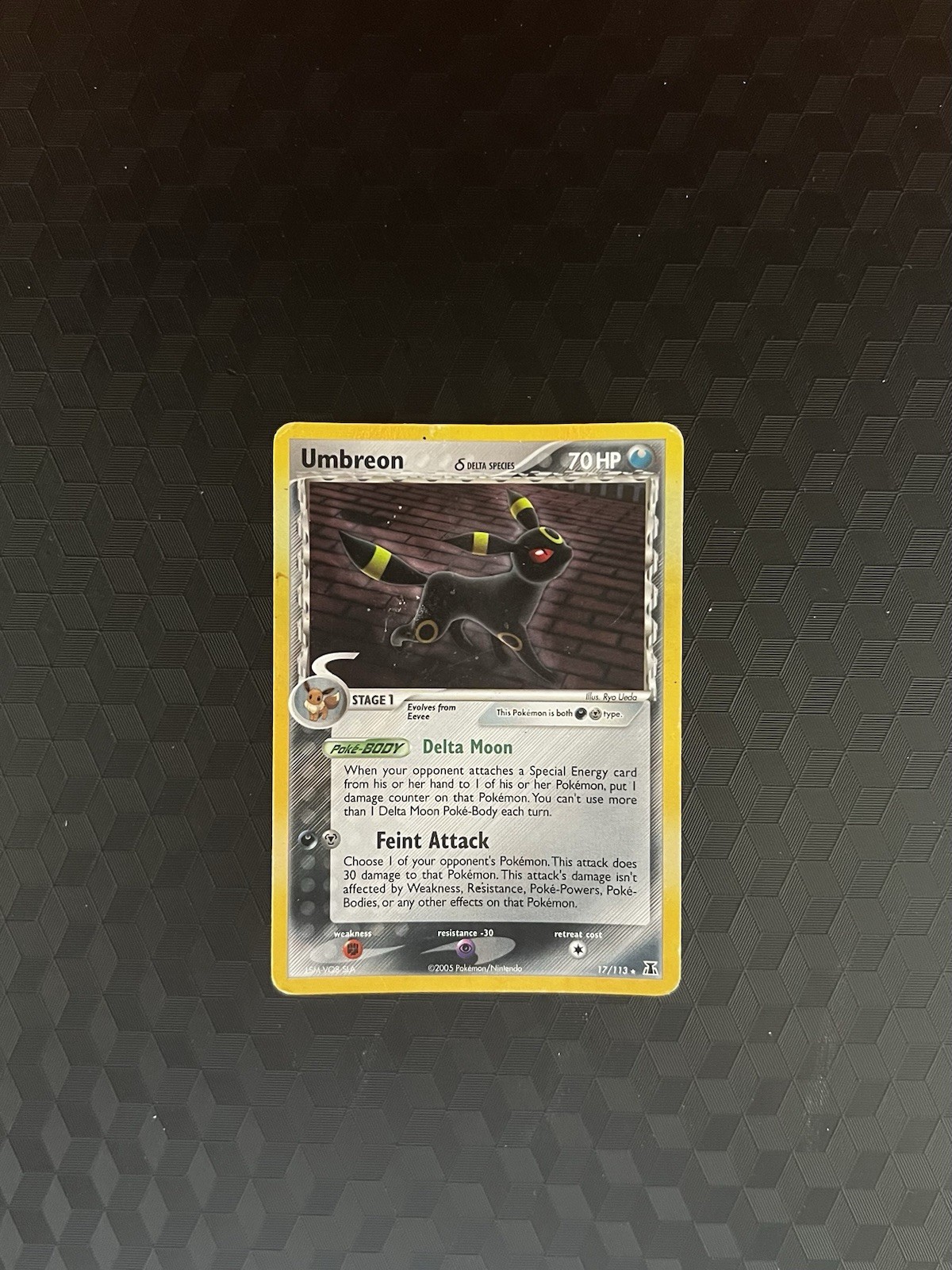 Umbreon 17/113 EX Delta Species 2005 Holo Rare Pokémon Card TCG