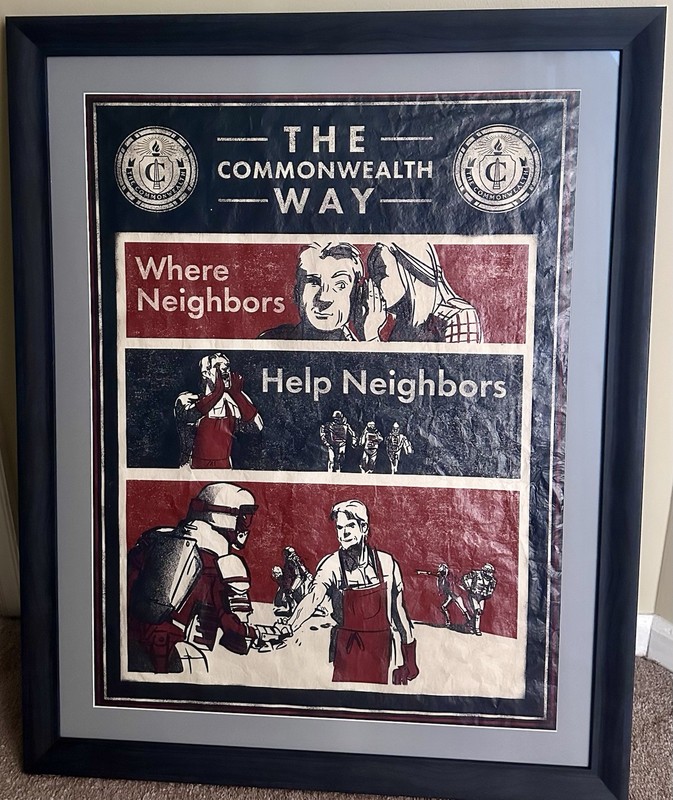 The Walking Dead Commonwealth Propaganda Wall Art