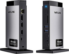 WAVLINK Laptop Docking Station Triple Display (Single 8K@30Hz/4K@144Hz), USB C D