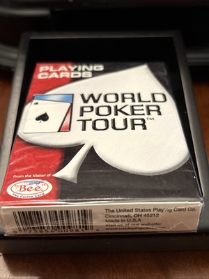 world poker tour playing cards WPT Casino Chip Set Wood Carry