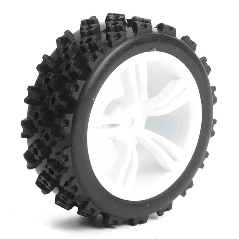 Fastrax 1:10 Touring Wheel/Rally Block 5-Spoke White (4) FAST0074W