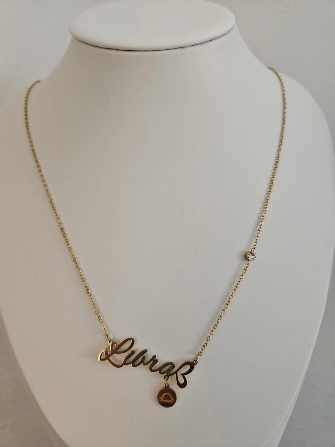 VETEMENTS Collana Bilancia placcata oro 14 kt