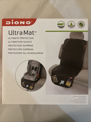 Diono Ultra Mat  Car Seat Protector in Black. 