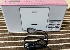 Sony ZS-E80 CD Boombox FM/AM Wide FM Radio Pink Portable Personal Audio Japan