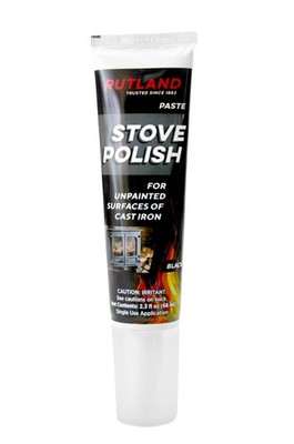 RUTLAND Stove Polish Paste for Cast Iron and Steel - Triple Wax Blend Restore...