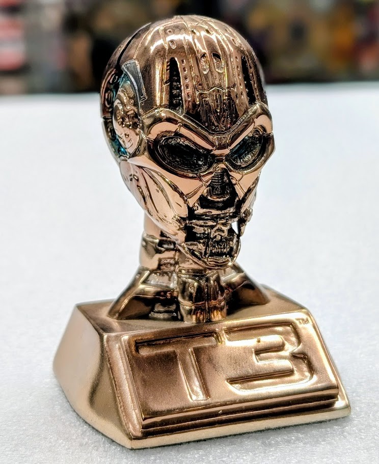 Terminator 3 Rise of the Machines Gold Chromed TX Endoskull Mini
