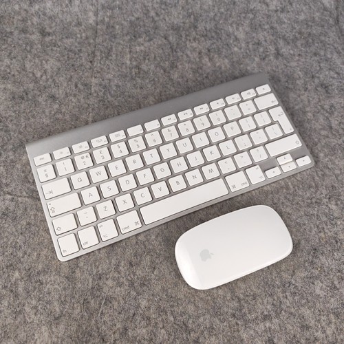 Apple Magic Mouse A1296 & Wireless Keyboard A1314 Set Fully Works Good Condition