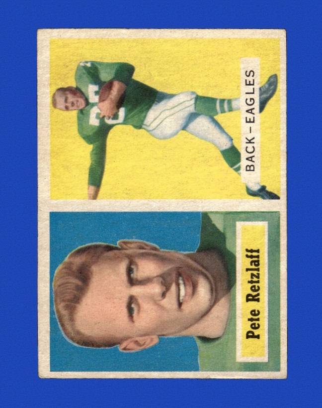 1957 Topps Set-Break #  2 Pete Retzlaff RC EX-EXMINT *GMCARDS*