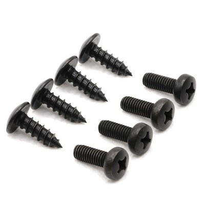 Stainless Screws for Mitsubishi Eclipse License Plates (Set of 8, Black)