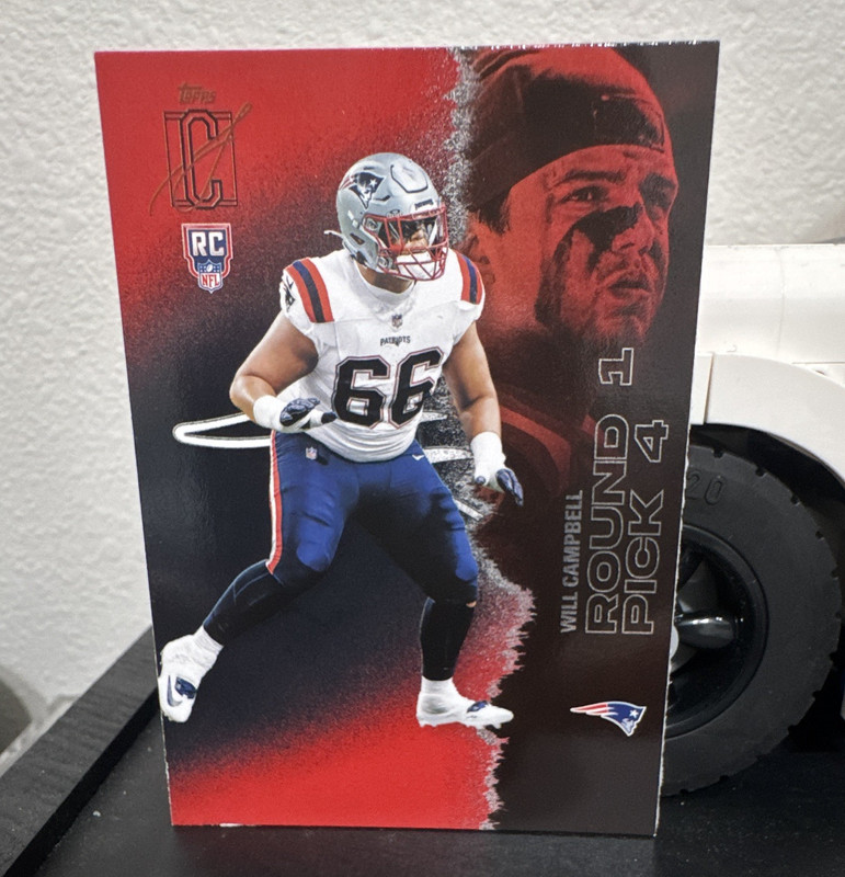 Topps Signature Class 2025 Will Campbell New England Patriots Rookie #158