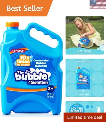 Versatile 16 oz Bubble Solution for Machines and Wands   1.25 Gallons of Joy!
