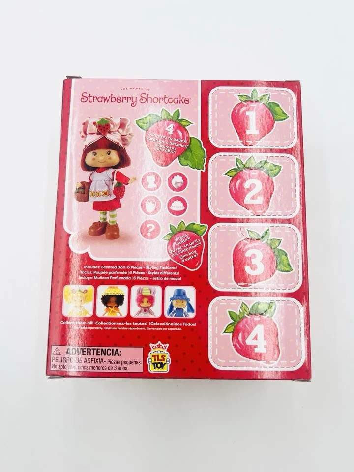 Muñeca de moda retro Strawberry Shortcake 5,5" diseño 1979 nueva en caja Foto 2 de 4
