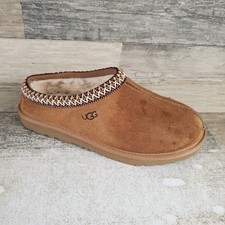 UGG Tasman II Womens Slippers Sz 4 Chestnut Suede Comfort Slip On Round Toe