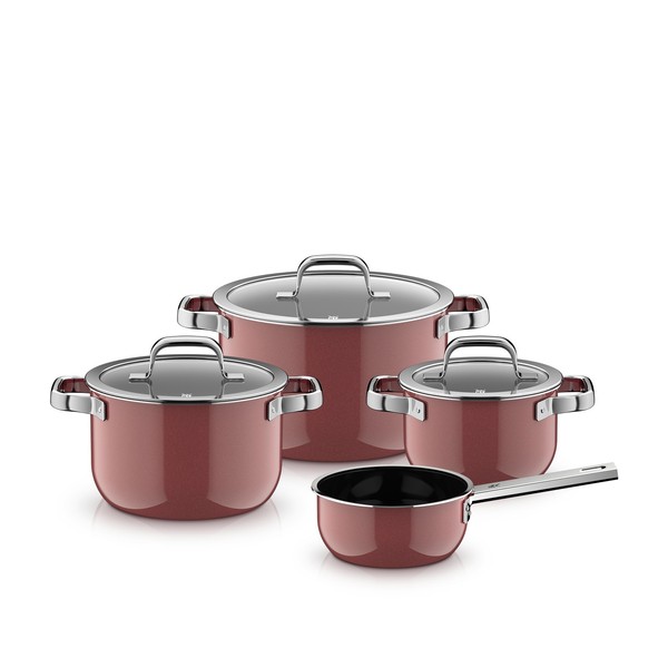 Kochtopf-Set WMF Fusiontec LBH 59.50X29.50X32.50 Cm Pink-image
