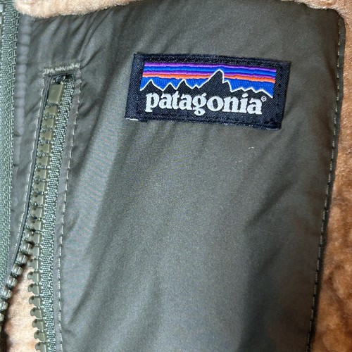 Patagonia® Worn Wear Kids' Reversible Ready Freddy Hoody Boys Large (12) Green - Picture 7 of 12