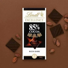 Lindt Excellence 85% Cocoa Dark Chocolate 100g