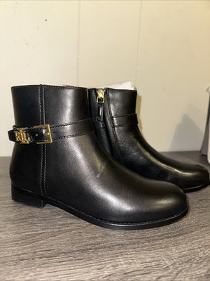 Lauren Ralph Lauren Women's BROKE-BO BTE BLACK SIZE 5.5B