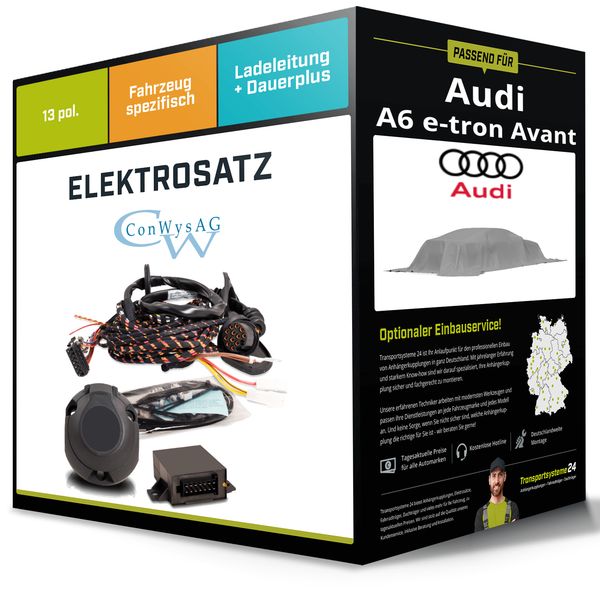 Elektrosatz 13-Pol Spezifisch für Audi A6 E-Tron Avant 07.2024-Jetzt NEU-image