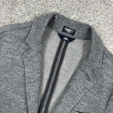Faherty Reserve Inlet Blazer Men's M Gray Unstructured Knit Sport Coat