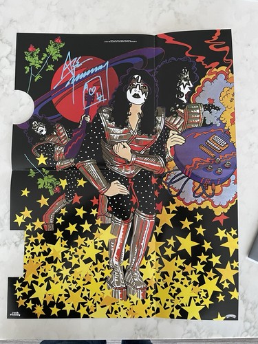 KISS Vintage 1976 Ace Frehley Chopper Aucoin MGT Original NOS Poster - Nice!