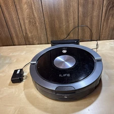 ILIFE A9 Robotic Vacuum Cleaner - Black Used With Docking Charge Station