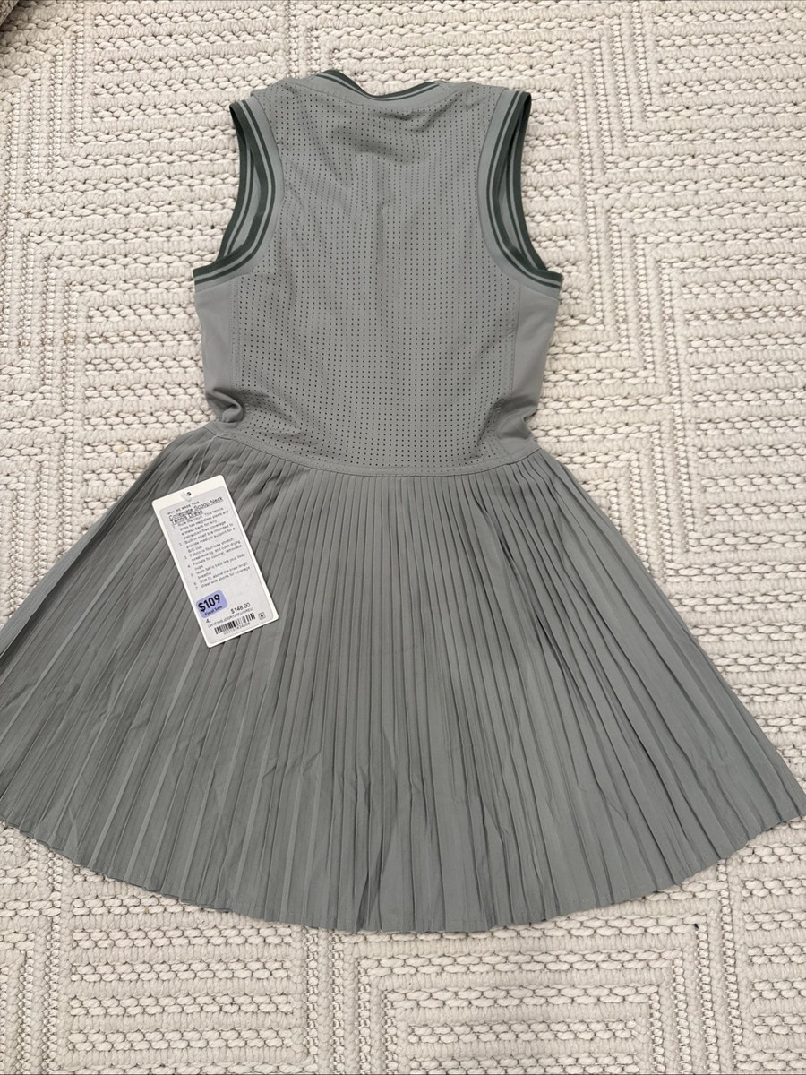 lou and grey tennis dress Lululemon Womens Collegiate Scoop Neck Green Eucalyptus Greu Size 4 indian dress