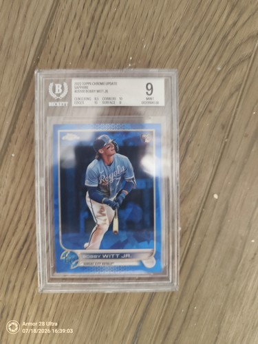 2022 Topps Chrome Update Series Sapphire Edition - Bobby Witt Jr. #US100 (RC)