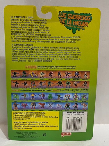 #29 Los guerreros de la basura Galoob vintage figura acción blister sin abrir - Imagen 1 de 1