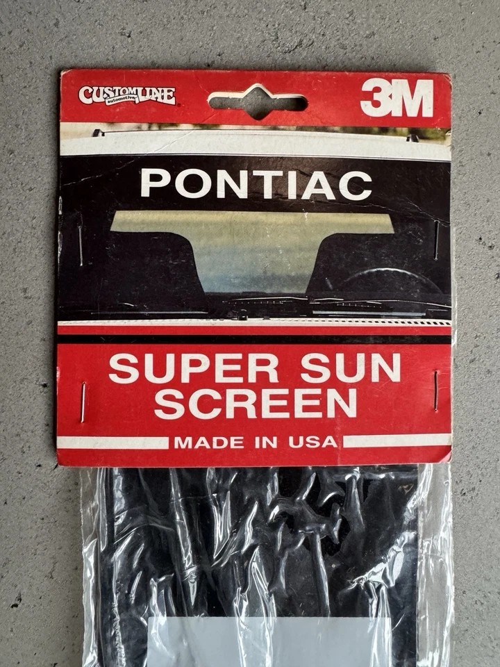 Calcomanía vintage parasol tinte 3M Pontiac retro gráfico de carrera nueva hecha en EE. UU. Foto 4 de 4