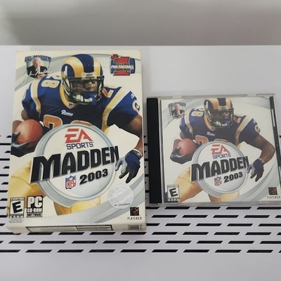 Madden NFL 2003 PC w/ Box, Inserts, Online Play, Commentary, EA Sports Trax