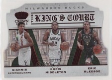2019-20 Panini Crown Royale Red 2/49 Eric Bledsoe Giannis Antetokounmpo #15 7y2