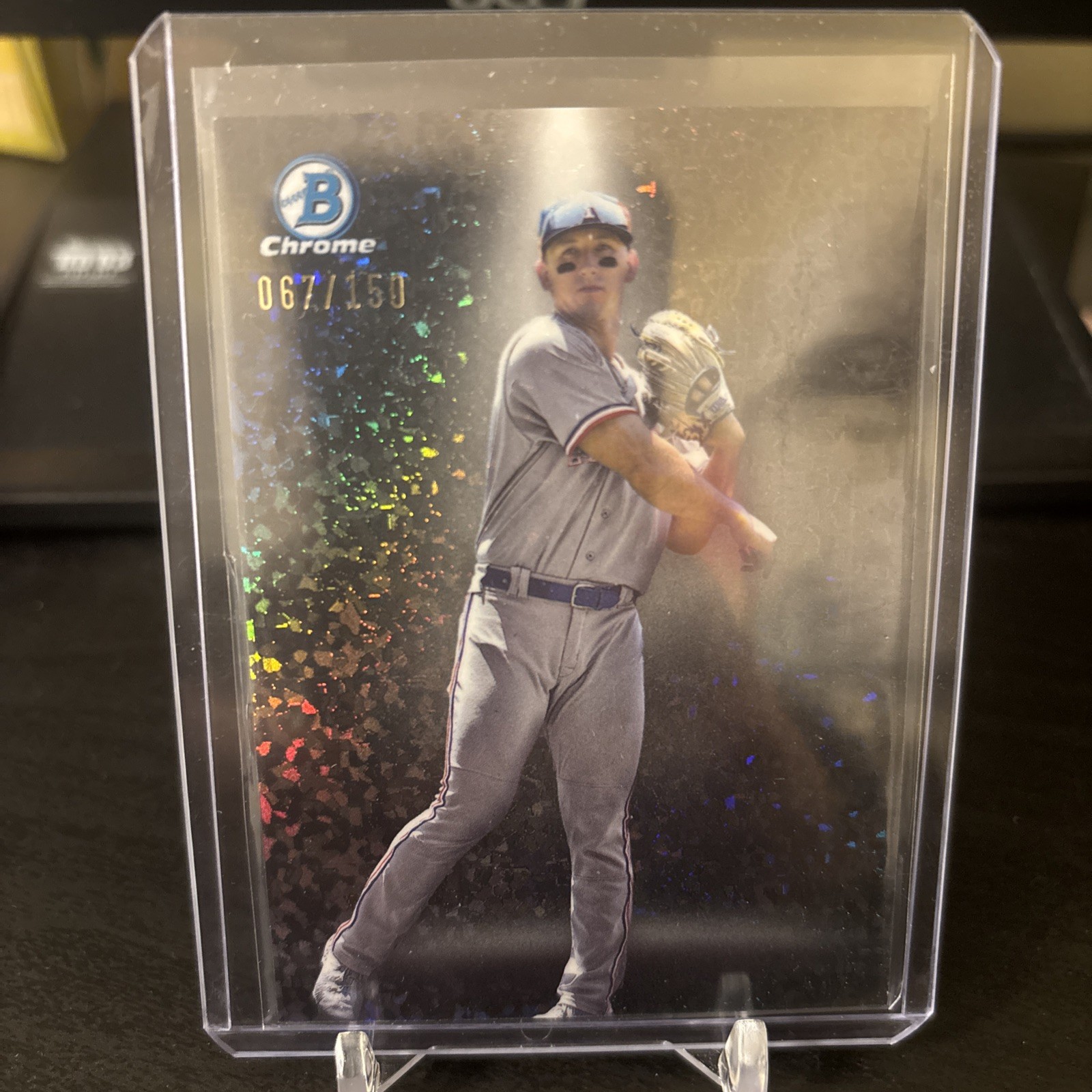 2024 Bowman - Spotlights Wyatt Langford #BS-9 Mini-Diamond Refractor /150 (RC)