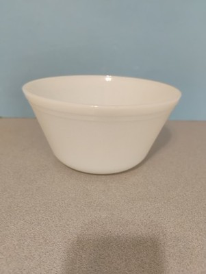 VTG Federal Glass Replacement 9  White Milk Glass Oven Ware Mixing Serving Bowl
