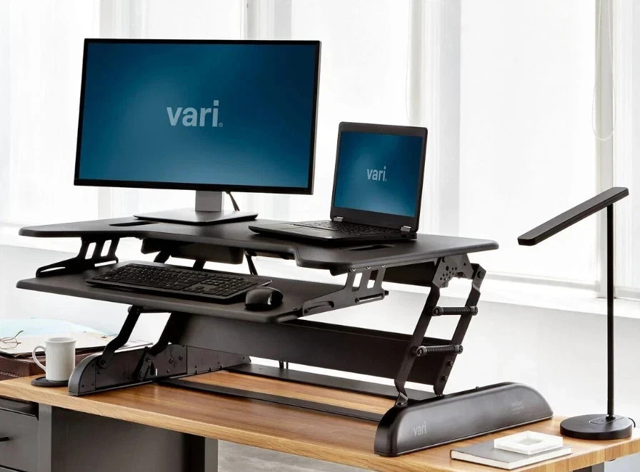 Varidesk Cube Plus 40 Adjustable Height Sit Stand Desk Converter 40" NEW
