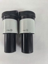 Pair of Zeiss Jena P 10 x 20 microscope eyepieces 23mm 