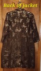 Vintage Metallic Floral Brocade Long jacket and Skirt Suit Size 22W Plus Size — photo 3